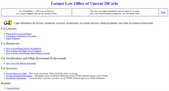 Desktop Screenshot of dicarlolaw.com